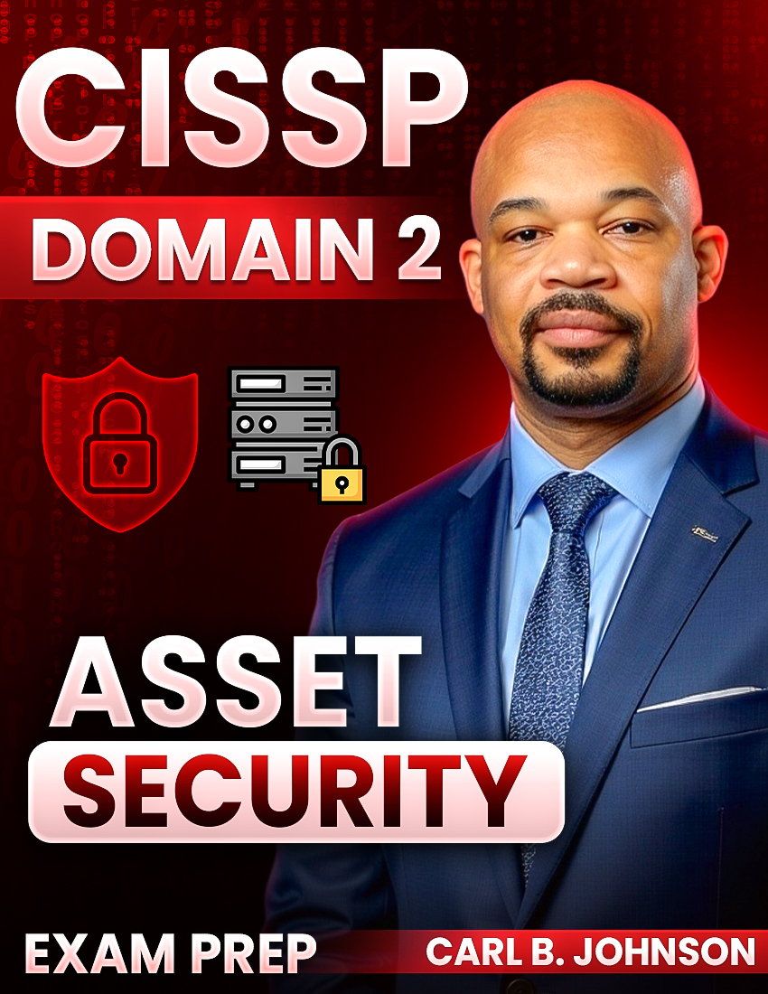CISSP Domain 2 Asset Security Exam Prep book cover