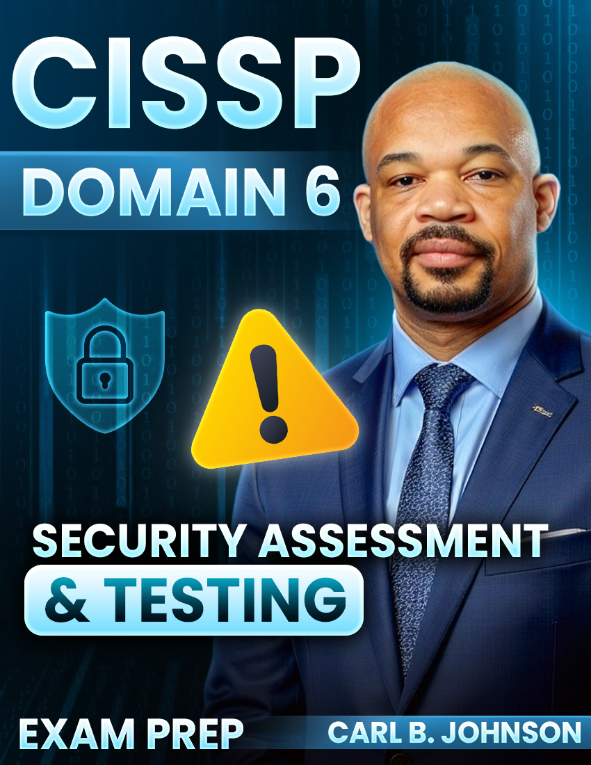 CISSP Domain 6 Security Assessment and Testing Exam Prep book cover