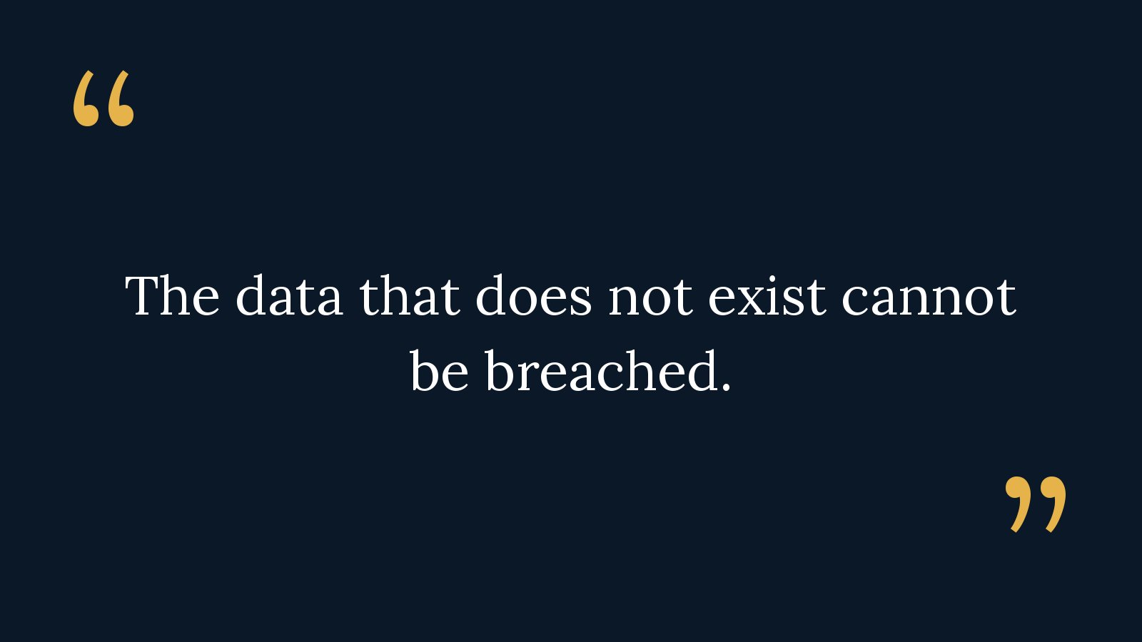 Executive privacy considerations